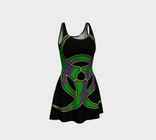 Green Bio Hazard Cyber Goth Dress by Tabz Jones preview