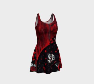 Gothic Floral Print Dress by Tabz Jones preview