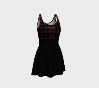 Red Plaid Goth Dress preview