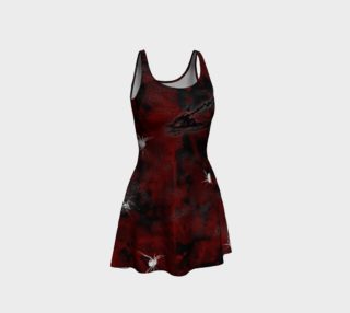 Blood Spiders Gothic Horror Skater Dress preview