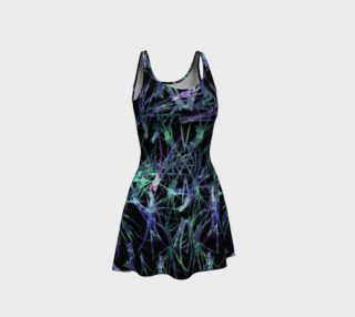 Creepy Forest Retro Goth Print Dress  preview