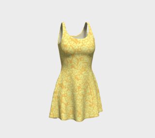 Yellow Popcorn Flare Dress preview