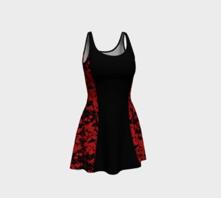 Red Skulls Cutout Goth Dress   preview