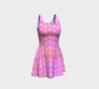 Pink Crosses Pastel Goth Dress preview