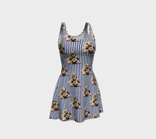 Pugs on Dark Blue Stripes preview