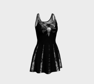 Raven Bow Gothic Cheerleader Dress  preview