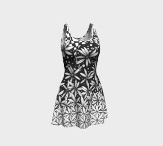 Fractal Flowers Flare Dress preview