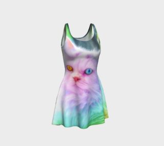 Unicorn Rainbow Cat Dress preview
