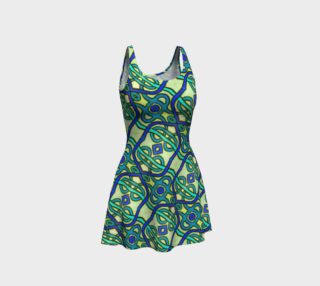 Green Mayan Lace Flare Dress I preview