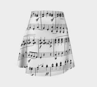 Aperçu de Sheet Music Flare Skirt