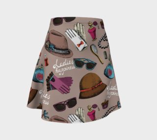 Vintage Ladies Happiness Flare Skirt preview