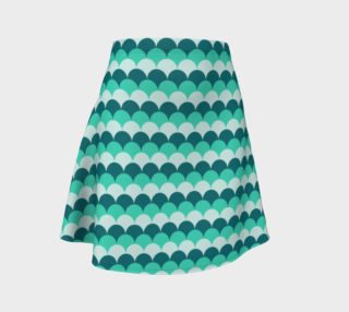 Mermaid Scales Flare Skirt preview
