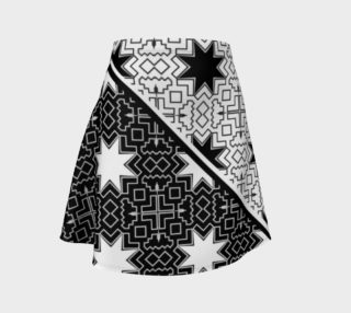 Star Geometric Flare Skirt preview