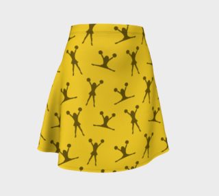 Yellow cheerleading skirt preview