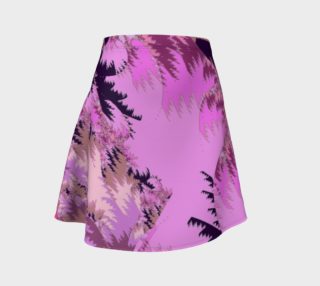 Pink Tropical Jungle Flare Skirt preview