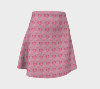 Love and Kisses Skirts Valentine Flared Skirts preview