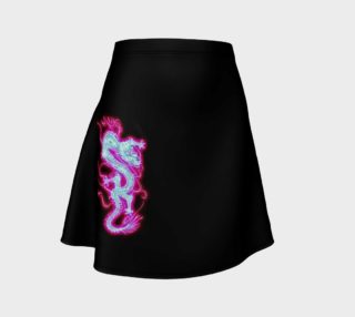 Neon Dragon Flared Skirt by Tabz Jones preview