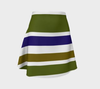 Olive Green and Blue Big Stripes  preview