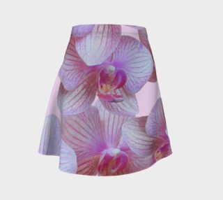 Pink Orchids Flare Skirt preview
