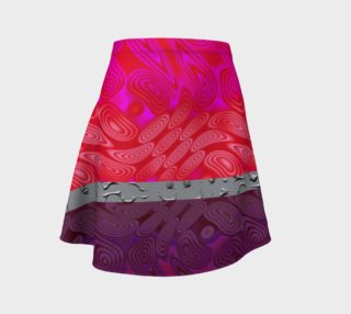 Pink and Purple Delight Flare Skirt preview