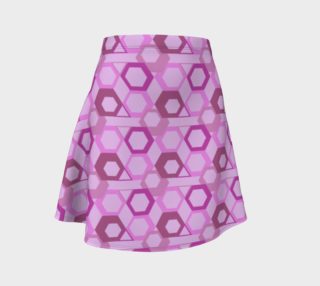 Pink Hive Flare Skirt preview