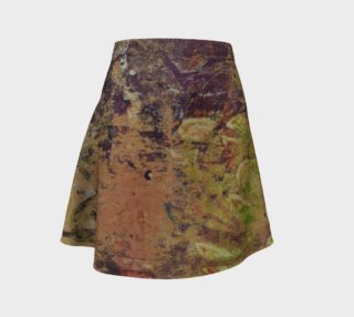 Aperçu de altered monotype flare skirt