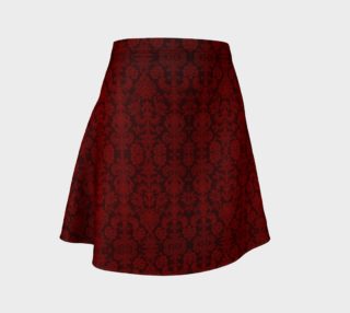 Red Damask Goth Skirt  preview