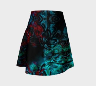 Darkness Reigns Goth Flared Skirt  preview
