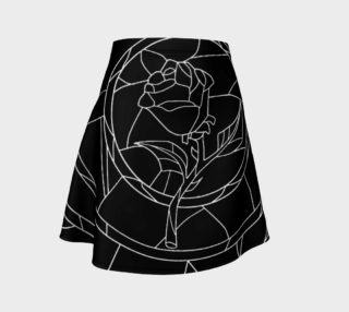 Stained Glass Rose Black preview