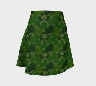 Green Shamrocks Flare Skirt preview