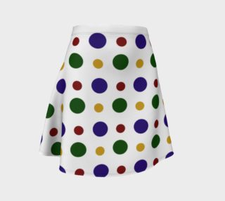 Colourful Dots Flare Skirt preview