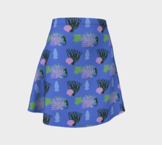 Colourful Ocean Flare Skirt preview