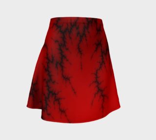 Red Lightning Flare Skirt preview