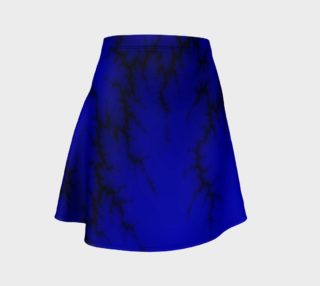 Navy Lightning Flare Skirt preview