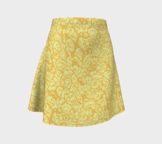 Yellow Popcorn Flare Skirt preview