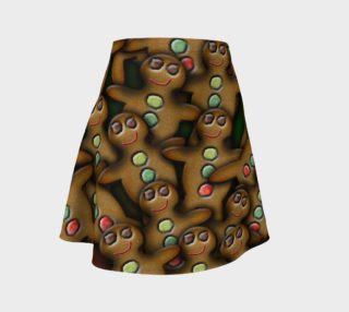 Gingerbreadman Flare Skirt preview