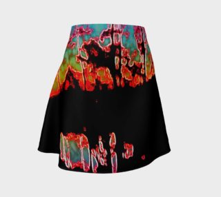 enter the rainbow flared skirt preview