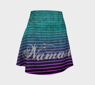 Umsted Design Namaste Distressed Striped Flare Skirt preview
