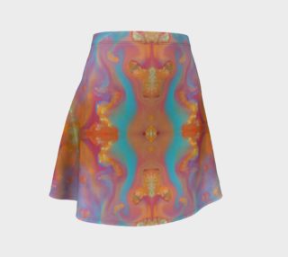 Rainbow Desert Oasis Flare Skirt preview