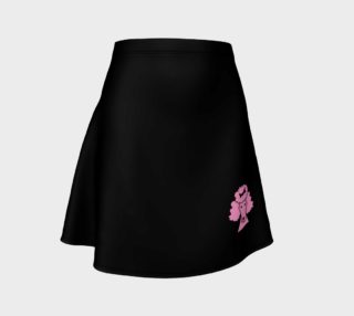Poodle skirt, pink poodle and black bow preview