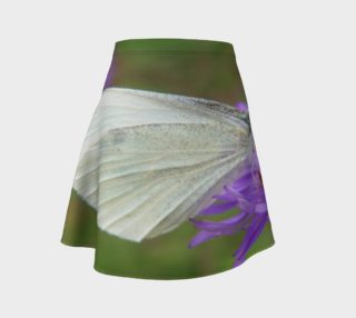 Aperçu de White Cabbage Butterfly Flare Skirt