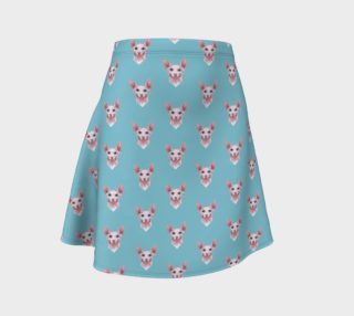Sphynx cats pattern Flare Skirt preview