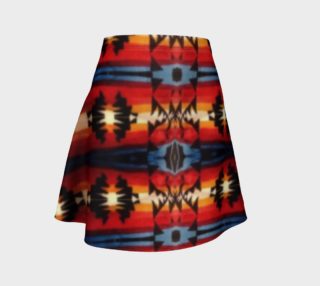 Aperçu de Native Print Flared Skirt