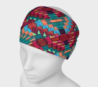 Cranberry Rose Mosaic Headband preview
