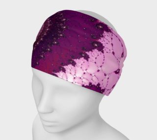 Pink Petals Glass Flower Spiral Headband preview