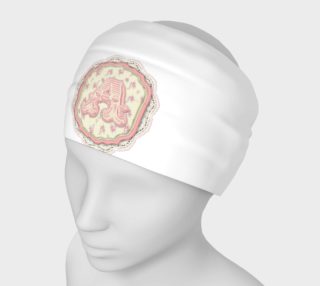 Pink A Monogram Headband preview
