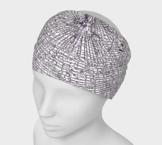 Grunge Purple Gray Web Headband preview