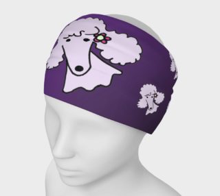 Bevs Purple poodle head band by Broussalian preview
