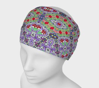 Aperçu de Colorful Embroidery Folk Pattern Headband