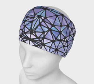 Purple and Blue Kaleidoscope Headband preview